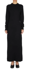 RABANNE PACO RABANNE LONG SLEEVED KNITTED DRESS