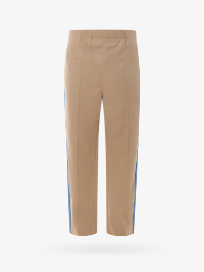 Moncler Jogger Pants With Side Bands In Beige