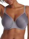 Chantelle Comfort Chic Side Smoothing T-shirt Bra In Smoke Grey