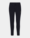 Dolce & Gabbana Wool And Cashmere Knit Jogging Pants In Blue