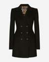 DOLCE & GABBANA WOOL AND CASHMERE TURLINGTON JACKET