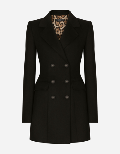 Dolce & Gabbana Turlington Wool-blend Blazer In Black