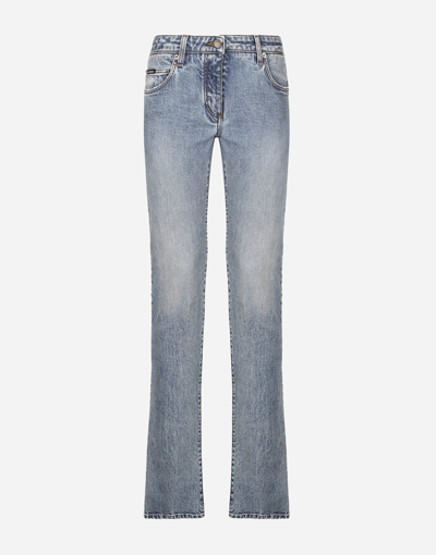 DOLCE & GABBANA BELL-BOTTOM JEANS