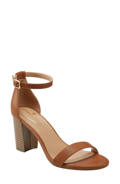 Bandolino Armory Ankle Strap Sandal In Natural