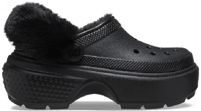 Crocs Stomp Lined Clog In Black