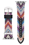 Missoni Multicolor Authentic Zigzag 24mm Textile Apple Watch® Watchband