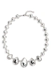GIVENCHY PEAR CUT CRYSTAL NECKLACE