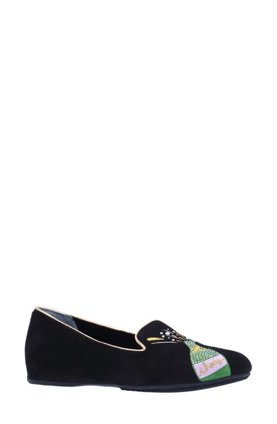 J. Reneé New Year Embroidered Loafer In Black