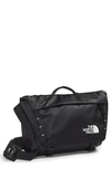 The North Face Black Base Camp Voyager Messenger Bag In Ky4 Tnf Black/tnf Wh