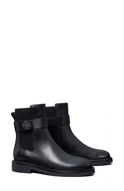 Tory Burch Double-t Chelsea Boot In Black