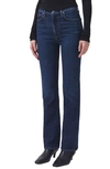 Agolde Denim Trousers With Belt Loops In Song