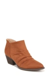 Lifestride Reba Slouchy Pointed Toe Bootie In Walnut
