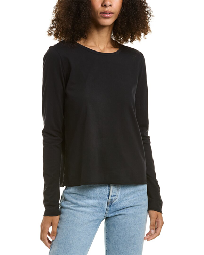Bella Dahl Crew Neck T-shirt In Black