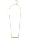 Rivka Friedman 18k Plated Bar Station Necklace