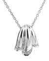 PIAGET PIAGET 18K 0.20 CT. TW. DIAMOND TULIP PENDANT NECKLACE (AUTHENTIC PRE-OWNED)