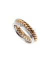 POMELLATO POMELLATO 18K 0.15 CT. TW. DIAMOND WOVEN RING (AUTHENTIC PRE-OWNED)