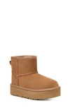 Ugg Kids' Classic Mini Platform Boot In Chestnut