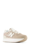 New Balance 574 Sneaker In Driftwood/ Timber Wolf