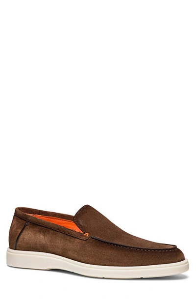 Santoni Botanist Slip-on Shoe In Brown