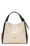 KATE SPADE KNOTT LARGE COLORBLOCK LEATHER HANDBAG