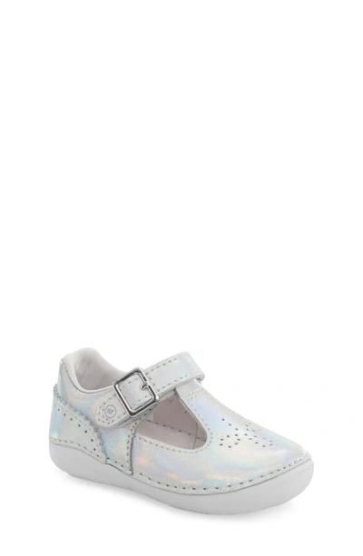 Stride Rite Kids' Lucianne Soft Motion™ T-strap Shoe In Iridescent