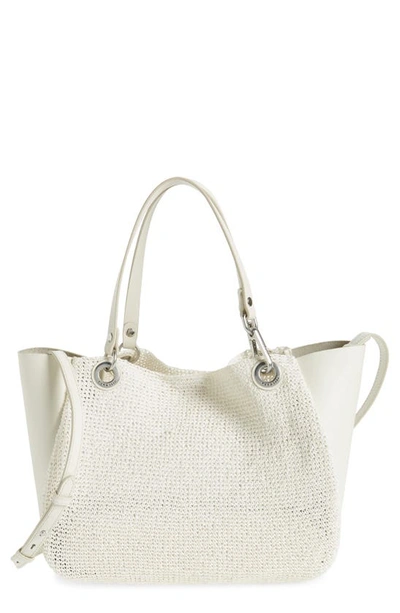 Rag & Bone Mini Revival Summer Tote In Antique White