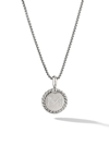 David Yurman Women's Initial Charm Necklace With Pavé Diamonds In Initial M