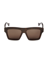 Gucci Men's 55mm Square Sunglasses In Havana