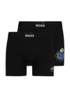 Hugo Boss Men's Boss X Nfl Two-pack Of Boxer Briefs With Collaborative Branding In Rams Open Miscellaneous