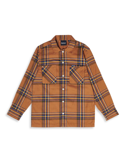 Barbour Little Boy's & Boy's Crossfell Shirt In Mustard