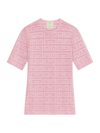 Givenchy Women's Sweater In 4g Jacquard In Light Pink
