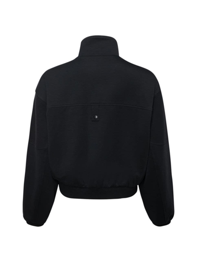 Moose Knuckles Women's Clifton Zip Sweatshirt In Black