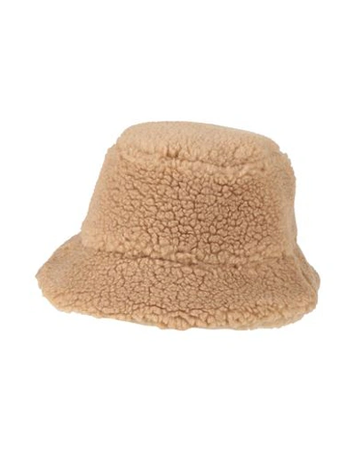 Liviana Conti Woman Hat Sand Size Onesize Polyester, Acrylic In Beige
