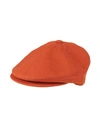 Borsalino Man Hat Rust Size 6 ⅞ Merino Wool In Red
