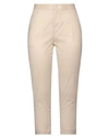 Dondup Woman Pants Cream Size 2 Lyocell, Cotton, Elastane In White