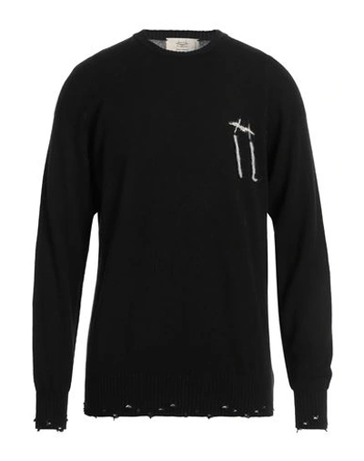 Maison Flaneur Maison Flâneur Man Sweater Black Size 38 Cashmere