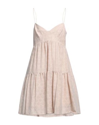Bohelle Woman Mini Dress Blush Size 8 Cotton, Polyamide In Pink