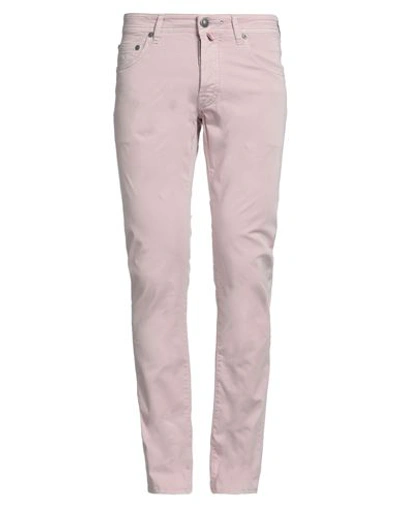 Jacob Cohёn Man Pants Pink Size 32 Cotton, Elastane In Pink