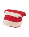Semicouture Woman Hat Red Size Onesize Wool, Polyamide