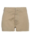 Dondup Woman Shorts & Bermuda Shorts Military Green Size 26 Cotton, Elastane