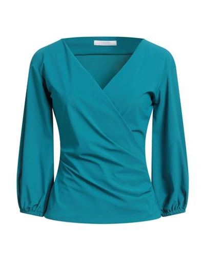 Chiara Boni La Petite Robe Woman T-shirt Azure Size 4 Polyamide, Elastane In Blue
