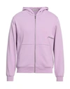 Hinnominate Woman Sweatshirt Lilac Size M Cotton, Elastane In Purple
