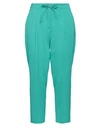 Mr Massimo Rebecchi Woman Pants Green Size M Polyester, Elastane