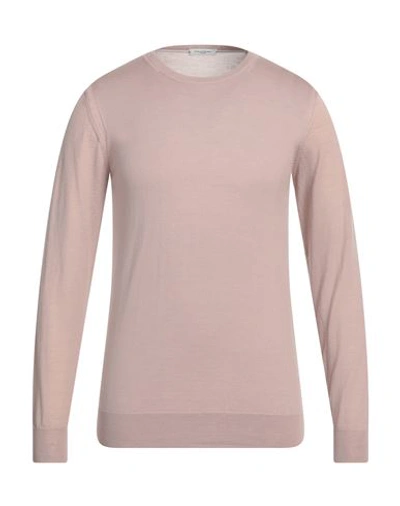 Paolo Pecora Man Sweater Pastel Pink Size Xl Wool