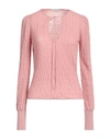Ballantyne Woman Sweater Pastel Pink Size 4 Wool