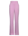 Pinko Woman Pants Light Purple Size 8 Viscose, Elastane