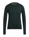 Armani Exchange Man Sweater Dark Green Size L Cotton, Cashmere, Elastane
