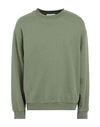 Heaven Door Man Sweatshirt Military Green Size Xl Cotton
