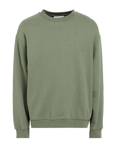 Heaven Door Man Sweatshirt Military Green Size Xl Cotton