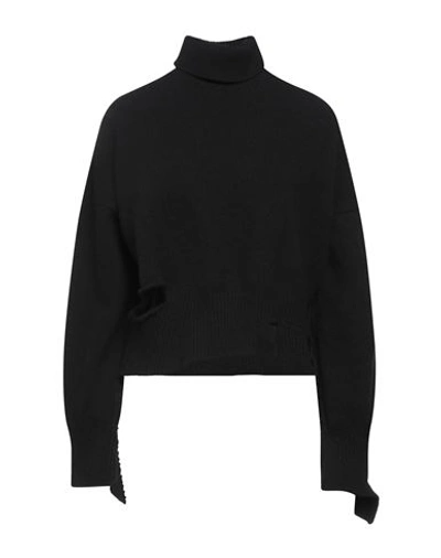 The Seafarer Woman Turtleneck Black Size M Wool In Black